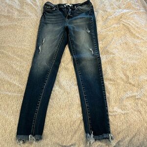 KanCan jeans. Kurvy, ultra high rise, ankle skinny. Size 27.